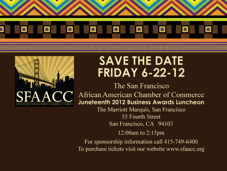 Juneteenth 2012 Save The Date Direct Mailer